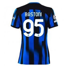 Inter Milan Alessandro Bastoni #95 Hemmakläder Dam 2023-24 Kortärmad